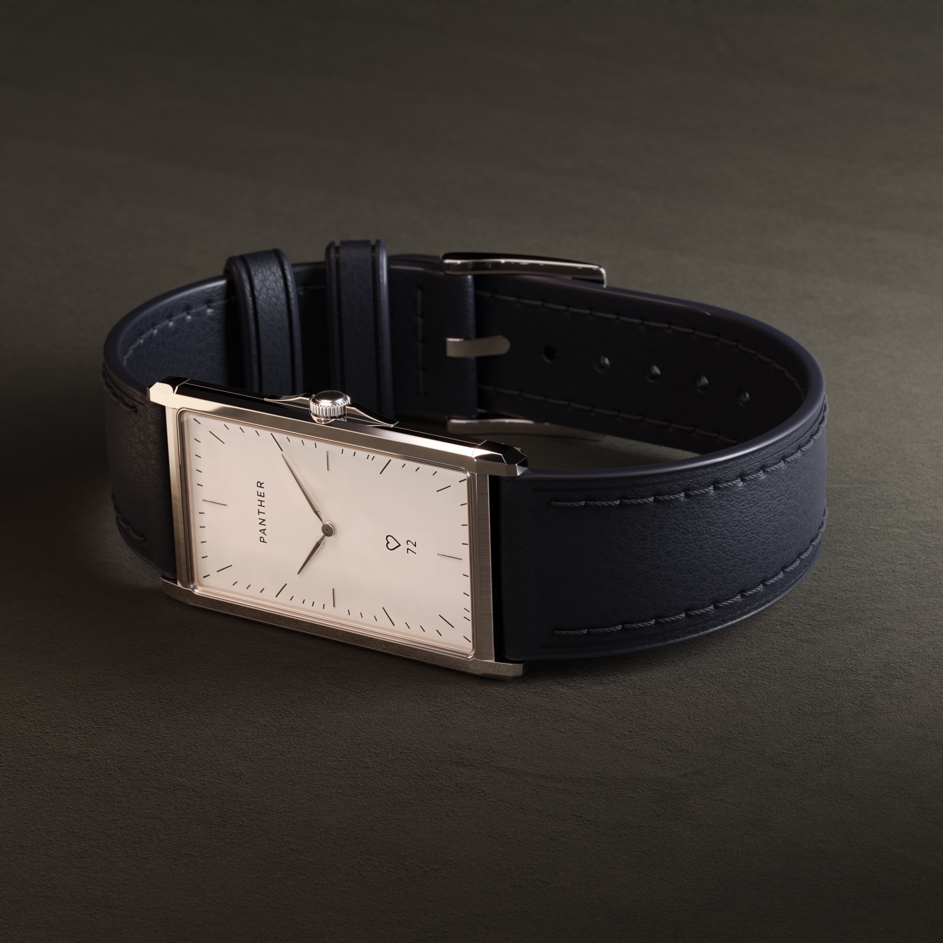 The Panther Solstice with premium leather strap